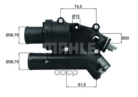 Термостат Peugeot 407/ Ford Mondeo/ Land Rover Feelander 2.0d/2.2d 06- Mahle/Knecht Th4683 Mahle/Knecht арт. TH4683
