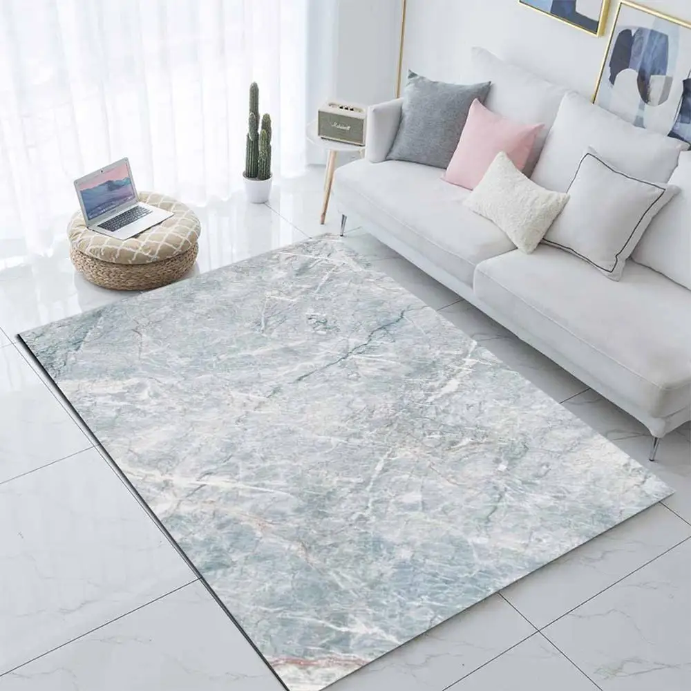 Еще синий, серый сломанные камни Nordec 3d печати Нескользящие микрофибра Гостиная современное ковровое покрытие, которое можно стирать в машине коврик