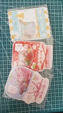 VanYi-adhesivo de papelería Kawaii, pegatinas coreanas de escritorio, dibujos animados, pegatina decorativa para uso diario, 45 Uds./PVC