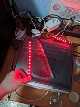 Lámpara led ambiental para coche, luces decorativas para interior, control remoto inalámbrico de música, múltiples modos