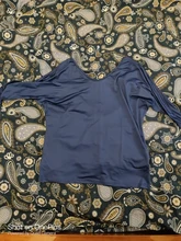 Europeo y americano transfronteriza de las mujeres ropa de cuello en V Bat 3/4 manga botón camiseta Top de las mujeres en Stock larga de algodón