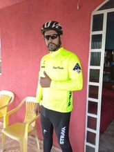 2020 Strava Jersey Ciclismo hombres conjunto de manga larga bicicleta MTB Ropa de traje de Ropa de Hombre Ropa de bicicleta 20D GEL pantalones de babero