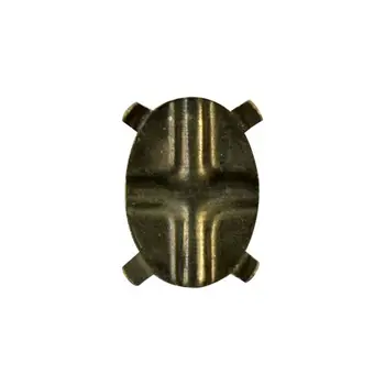 

Fin3026-2 base for cabochon, 10*14mm, pack/10 PCs., 'Astra' (bronze)