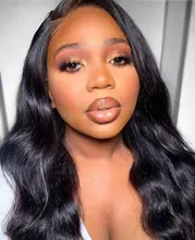 30 pulgadas de la onda del cuerpo de la peluca con malla Frontal Pre arrancado con el pelo del bebé Remy brasileño 13x4 Frontal de encaje pelucas de cabello humano para las mujeres negras