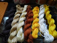 Cordón de nailon para pulsera trenzada, hilo de nailon de 10 colores, nudo chino, macramé, 1mm x 22M, gran oferta