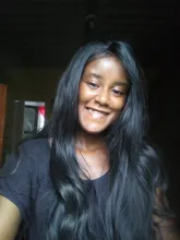 Yomagic-pelucas con onda de encaje frontal para mujer, cabello sintético de Color negro, sin pegamento, con línea de pelo Natural