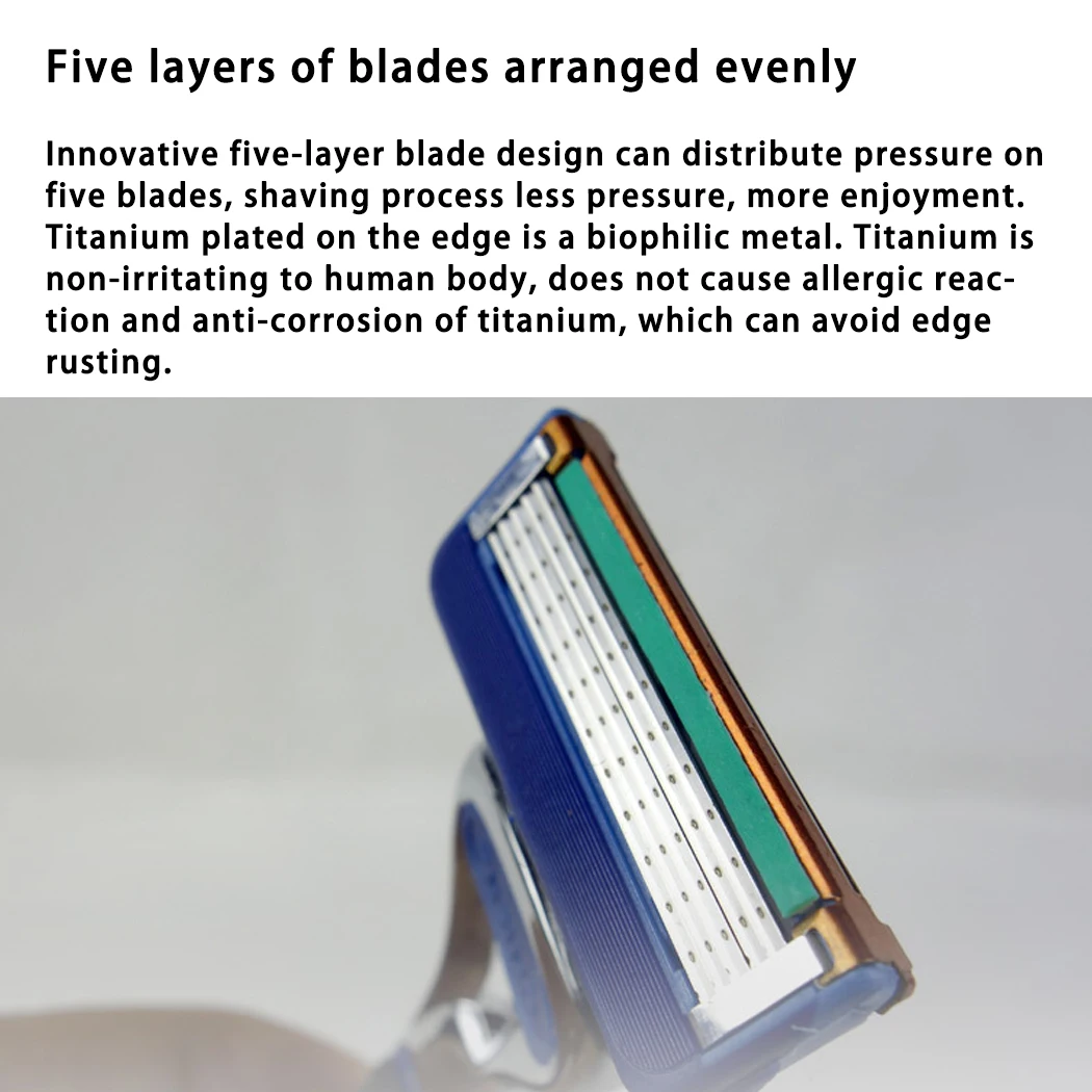 Replaceable cassette for shaving razor blades Shaver