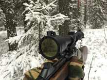 Cubierta del Visor transparente para caza, protector de lente abatible hacia arriba, resorte rápido, tapa de objetivo amarilla, 30mm-69mm