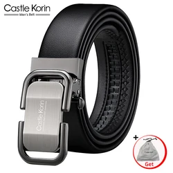 Men Belt Genuine Leather Automatic Buckle Luxury Brand Designer Fashion Top Quality Belts For Men Original Natural Cowskin Belts