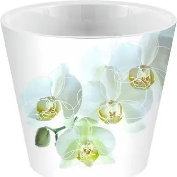 

Flower pot London Orchid Deco D 160mm/1,6 l White Orchid
