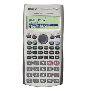 Калькулятор Casio FC100V серый