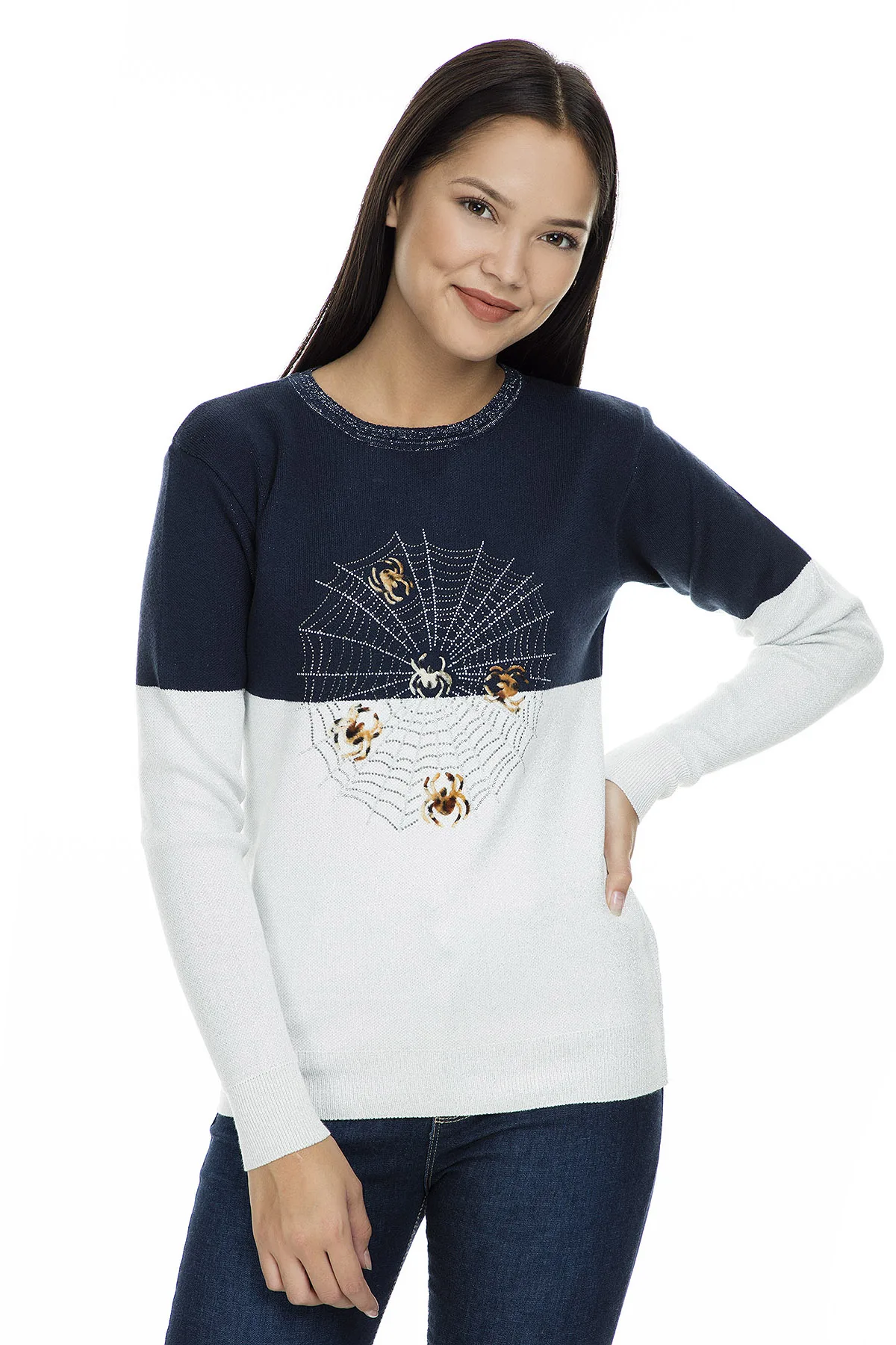 

Fashion Friends Silvery Sweater WOMEN SWEATER K0913