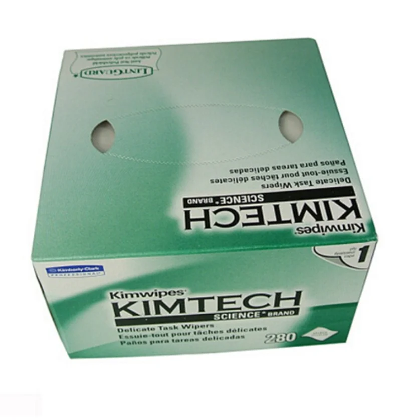 Оптоволоконный очиститель KimWipes 280 листов/коробка