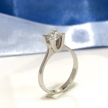 

White Gold Diamond Montür Engagement Gold Ring