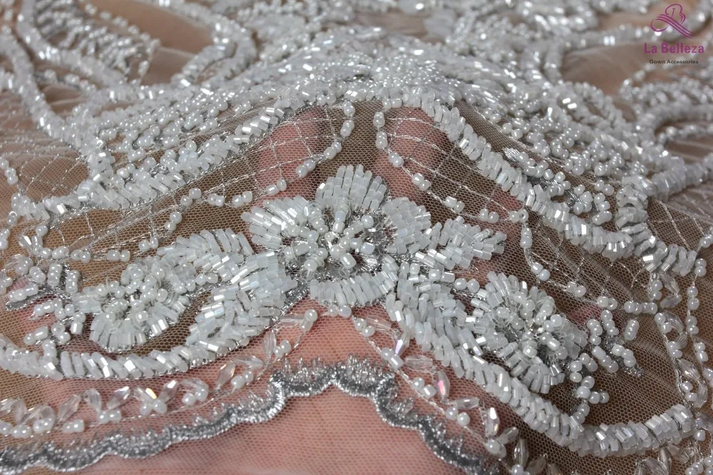 La Belleza, новинка, свадебное платье, кружевная ткань, дизайн, кружево, красное, расшитое бисером, кружевная ткань, Кристальное кружево, 1 ярд