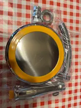 Cabezal de ducha con ahorro de agua, ducha de mano grande de 6 pulgadas, ducha de lluvia de baño de alta presión, cabezal de ducha de SPA