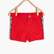 Coton/детские красные шорты с принтом для мальчиков