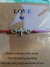 Nuevas pulseras plateadas con estampado de pata de perro para mujeres, niñas, mejores amigos, perros, amantes, regalos, joyería de la amistad