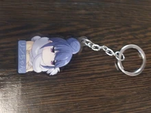 FANGQINGMAO-llavero personalizado de acrílico, charm, transparente, de plástico epoxi, transparente