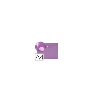 

Folder led DOSSIER A4 VELCRO closure Violet 12 PCs
