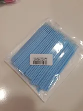 Juego de pinceles desechables para extensión de pestañas, kit de 100 unidades de cepillos para extensión de pestañas, microcepillos de hisopo, herramientas individuales de eliminación de pestañas, aplicadores