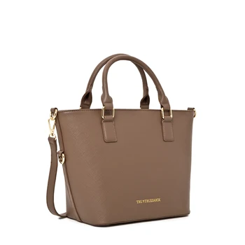 

Trussardi Handbag Women Brown Original Leather Bag 76BTS01_TAUPE