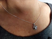 NEHZY-collar con colgante de flor de trébol de cuatro hojas para mujer, de Plata de Ley 925, joyería de moda para mujer, cristal morado de circón, longitud 45CM