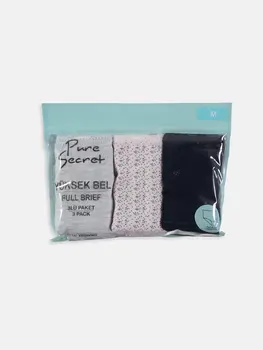 

Cotton High Waist Panties 3'lü