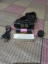 Mini Headlamp Head-Torch Waterproof Flashlight LED Hunting Rechargeable High-Power Boruit xm-L2