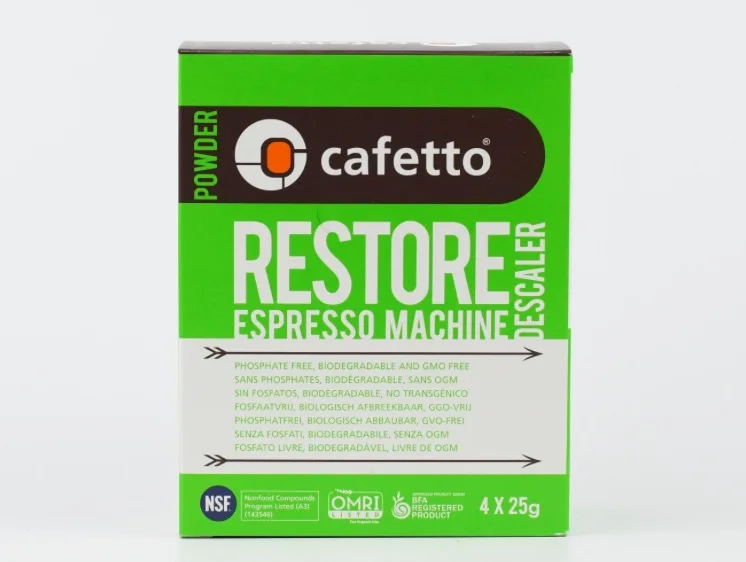 Cafetto восстановление Эспрессо машина от накипи кофе чистящий порошок для