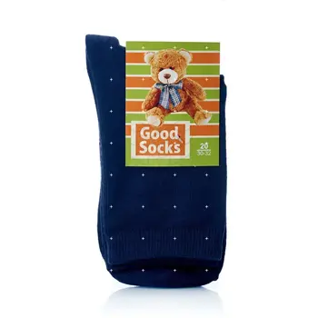 

Knitted socks good socks for children, blue p.20