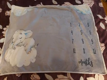 Manta de crecimiento de registro mensual para bebé, envoltura de Franela suave para recién nacido, accesorios de fotografía, fondo creativo de tela para Infan