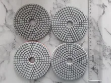 Uds 3/4 lijado disco de mojado almohadillas de pulido de diamante de granito, mármol pulidora de piedra Flexible de herramientas de mano