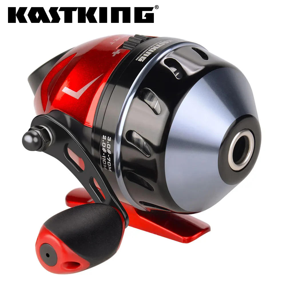 KastKing Cadet Spincast Fishing Reel 3.11 Gear Ratio Trouble Free Push