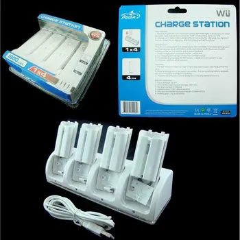

Charging Base 4 in 1 + 4 Wii Remote battery [charging 4 controls at once]