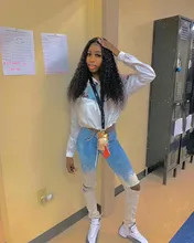 Luvin-Peluca de cabello humano rizado con malla Frontal para mujer, postizo de 30 a 40 pulgadas de densidad 180, sin pegamento, color agua, color negro, brasileña, desplumada