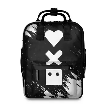 

Women's backpack 3D love death robots (LDR)