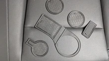 Smabee-alfombrilla antideslizante para el Interior de la puerta, accesorios antideslizantes para Kia Rio 4 x-line RIO 2017 2018 2019 2020, almohadilla Interior de puerta/taza