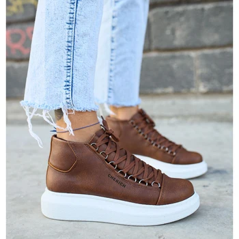 

Chekich CH258 IT Women 'S Boots TAN. Shoe, Boot, Sneaker, Heel, Slipper, Van, Chaussure, Money, Platform, air-Cushion, Shoelaces