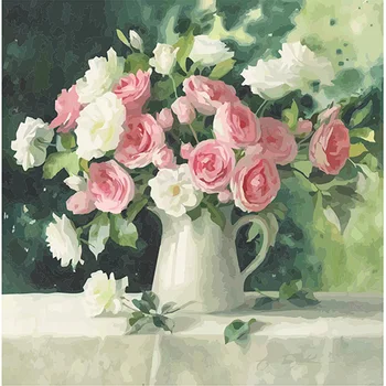 

Hs0221 set for drawing by numbers 'Summer color' 40*50 cm