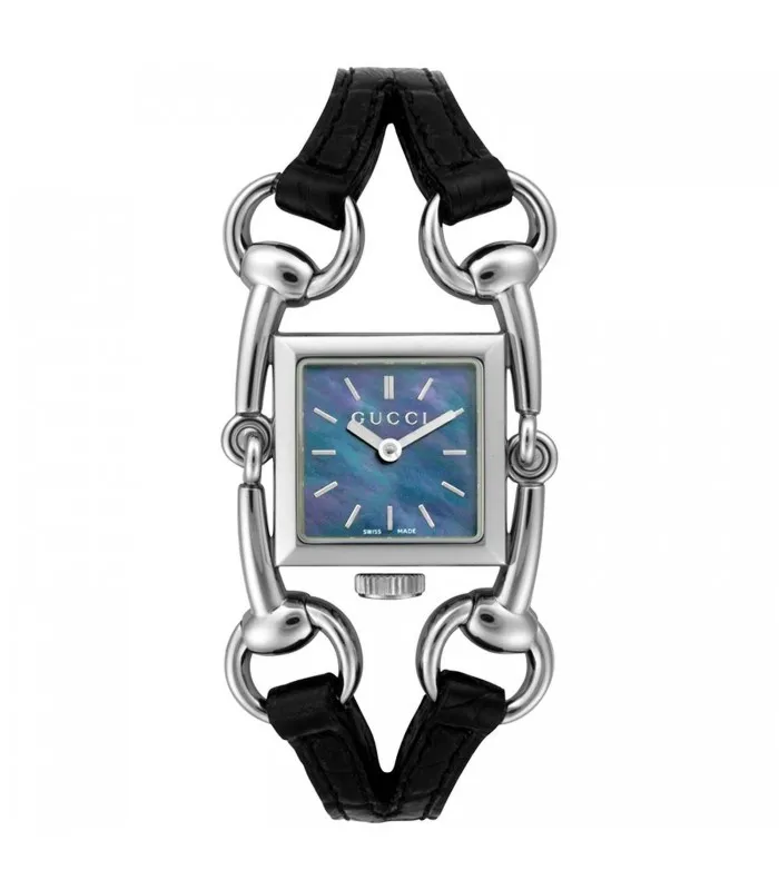 GUCCI YA116503 синим перламутром женские кварцевые Стальные часы