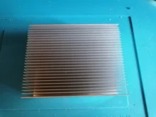 Radiator Aluminum Heatsink Computer Water-Cooling-System Electronic Dense Teeth 150/200/300x69x36mm