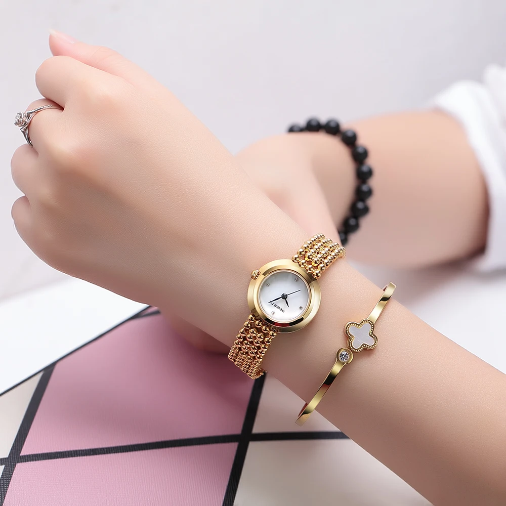 Кварцевые аналоговые женские часы роскошные модные с кристаллами бриллиантами