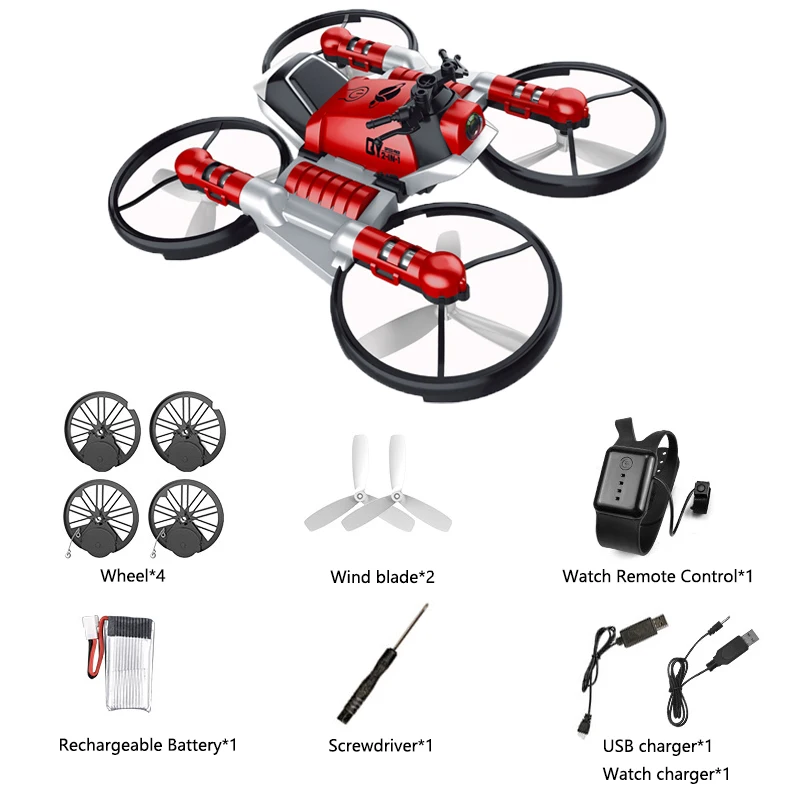 quadcopter rc mini drone 720P MINI Drone Land and Air Mode Can Be Switched Profesional Quadcopter Foldable Real-time transmission RC Drone Kid Toy GIft world tech toys prowler spy drone camera remote control quadcopter RC Quadcopter