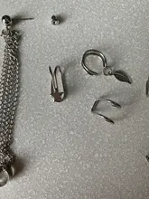 VKME-pendientes de estrella de oro sin Piercing para mujer y hombre, pendientes de Clip para la oreja de cartílago falso Simple, joyería con Clip