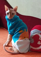 Pet Cat Reindeer Sweater Winter Warm Cat Clothes for Cats Kedi Outfit katten Clothing