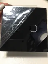 Glass Crystal Touch-Switch Wall Standard-Light Minitiger Power Gray 1/2/3-gang AC EU/UK