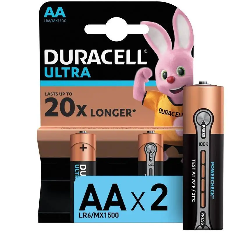 BatteriesDuracellUltrapenlightAALR62piecesperpack5004803