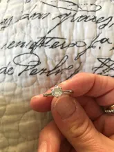 Anillo de circonia cúbica blanca para mujer, sortija, Zirconia, circonita, zirconita, circón, color blanco, estilo moderno, 2020