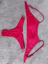 Conjunto de Bikini brasileño sin relleno para mujer, bañador Sexy de realce, traje de baño Vintage para playa, novedad de 2021